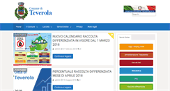 Desktop Screenshot of comune.teverola.ce.it